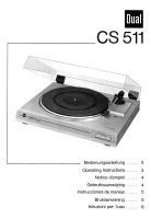 Dual CS-511-Owners-Manual 